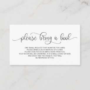 Boeken voor het baby, HandZwart Manuscript Informatiekaartje