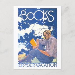  "Boeken voor uw vakantie" Poster Briefkaart