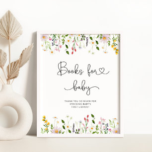 Boeken voor wilde baby poster