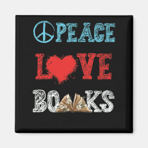 Boeken Vredesliefhebbers Boeken Boek Nerd Boek Lov Magneet