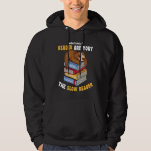 Boeken vriend Zegt Boek Lezen Luiaard Hoodie