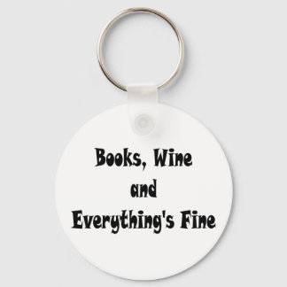 Boeken Wine Alles is prima Sleutelhanger
