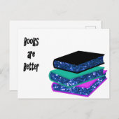 Boeken zijn beter briefkaart (Voorkant / Achterkant)