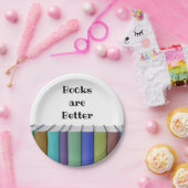 Boeken zijn beter papieren bordje (Feest)