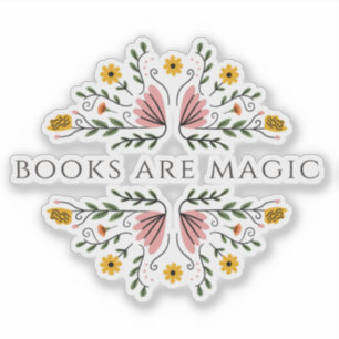 Boeken zijn Magische Sticker