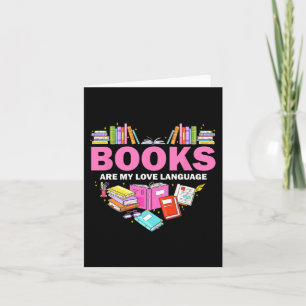 Boeken zijn mijn liefdestaal Lezer Bibliothecaris Kaart