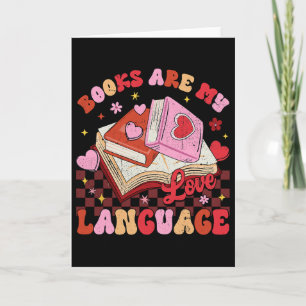 Boeken zijn mijn liefdestaal Lezer Bibliothecaris Kaart