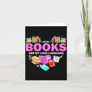 Boeken zijn mijn liefdestaal Lezer Librarian Kaart