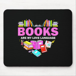 Boeken zijn mijn liefdestaal Lezer Liefhebber Bibl Muismat