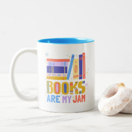 Boeken zijn mijn passie mok – dubbelzijdig handget