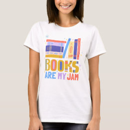 Boeken zijn mijn passie T-shirt – Kleurrijk boeken