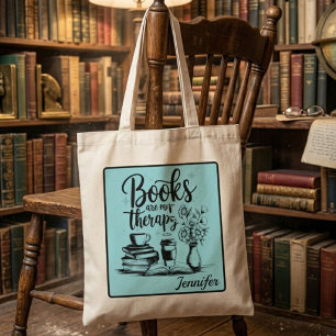 Boeken zijn mijn therapie Persoonlijke boekliefh Tote Bag