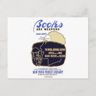 "Boeken zijn wapens" Briefkaart