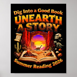 Boeken Zomerlezen 2026 Ontdek Een Verhaal Dinosaur Poster
