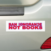 Boeken zonder verboden bumpersticker (Op auto)