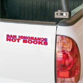 Boeken zonder verboden bumpersticker (Op Truck)