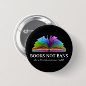 Boeken zonder verboden, LGBTQ+ Pin Button (Voorkant /achterkant)