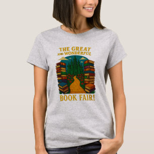 Boekenbeurs Gele Bakstenen Weg T-shirt