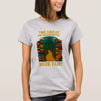 Boekenbeurs Gele Bakstenen Weg T-shirt