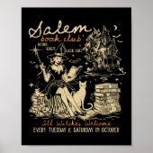 Boekenclub Funny Bookish Halloween Spooky Reading Poster (Voorkant)