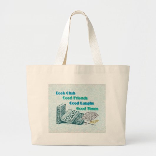 boekenclub grote tote bag (Voorkant)