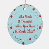 boekenclub keramisch ornament (Links)