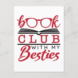Boekenclub met Mijn Besties Briefkaart