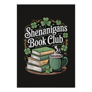 Boekenclub St. Patrick's Day Foto Afdruk
