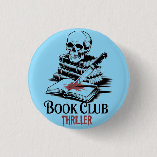 Boekenclub Thriller Ronde Button 3,2 Cm