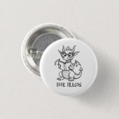 Boekendragon Ronde Button 3,2 Cm (Voorkant /achterkant)