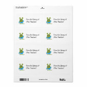  Boekenetiket Label/Sticker Etiket (Full Sheet)