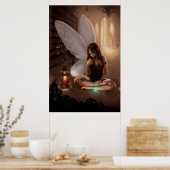 Boekenfeiguur Poster (Keuken)