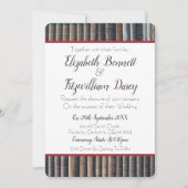  boekenkast bruiloft uitnodiging (Voorkant)