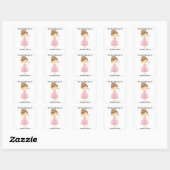 Boekenlabel, boek Sticker, boek identificatie Vierkante Sticker (Vel)
