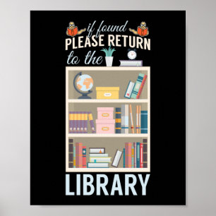 Boekenlezing indien gevonden gelieve terug te kere poster