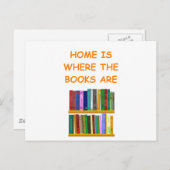 boekenliefhebber briefkaart (Voorkant / Achterkant)