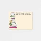 Boekenliefhebber Lezer Post-it® Notes (Voorkant)