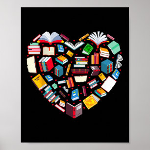 Boekenliefhebber Librarian Teacher Bookish Books H Poster