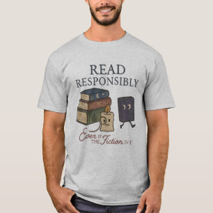 Boekenliefhebber Mannen literair T-shirt
