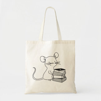 Boekenliefhebber Muis Dier  Tote Bag