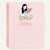 Boekenliefhebber 📙💗🌸 Notitieboek (Voorkant)