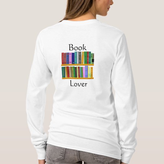 Boekenliefhebber T-shirt (Achterkant)