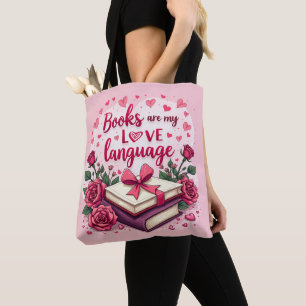 Boekenliefhebber Valentijn Romantisch lezen Esthet Draagtas