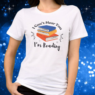 Boekenliefhebbers, ik kan je niet horen Ik lees Sc Tri-Blend Shirt