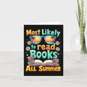 Boekenliefhebbers lezen waarschijnlijk de hele zom kaart