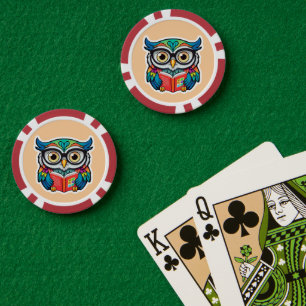Boekenliefhebbers verenigen zich poker chips