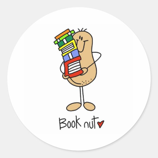 boekenmoer ronde sticker (Voorkant)