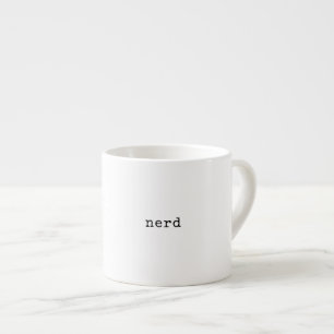 Boekennerd Minimalistische boekenwurm Espresso Kop