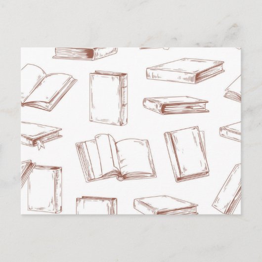 Boekenpatroon Briefkaart (Voorkant)