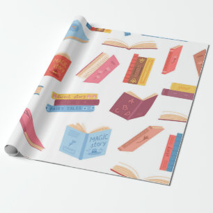 Boekenpatroon Cadeaupapier